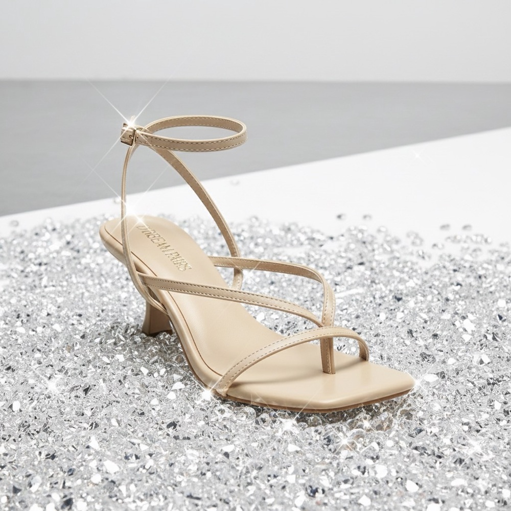 Nude Strappy Heels